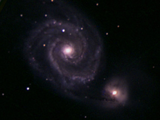 The Whirlpool Galaxy, M51: